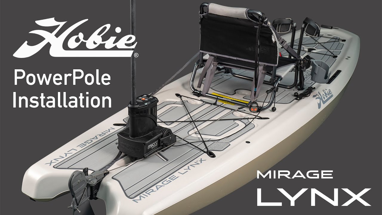 Hobie Mirage Lynx Power Pole Micro Install